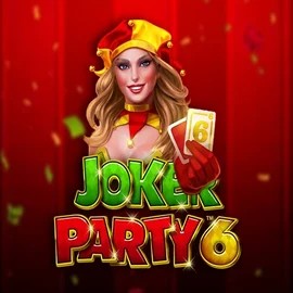 Joker Party 6 logo by Greentube at Nyxbets Casino