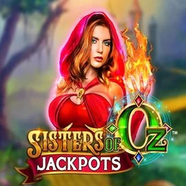 Official Jackpots logo: Sisters Of Oz Jackpots by Triple Edge Studios at Nyxbets Casino