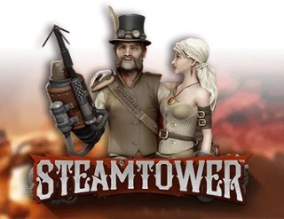 Steam Tower Slot logo by NetEnt Nyxbets Casino